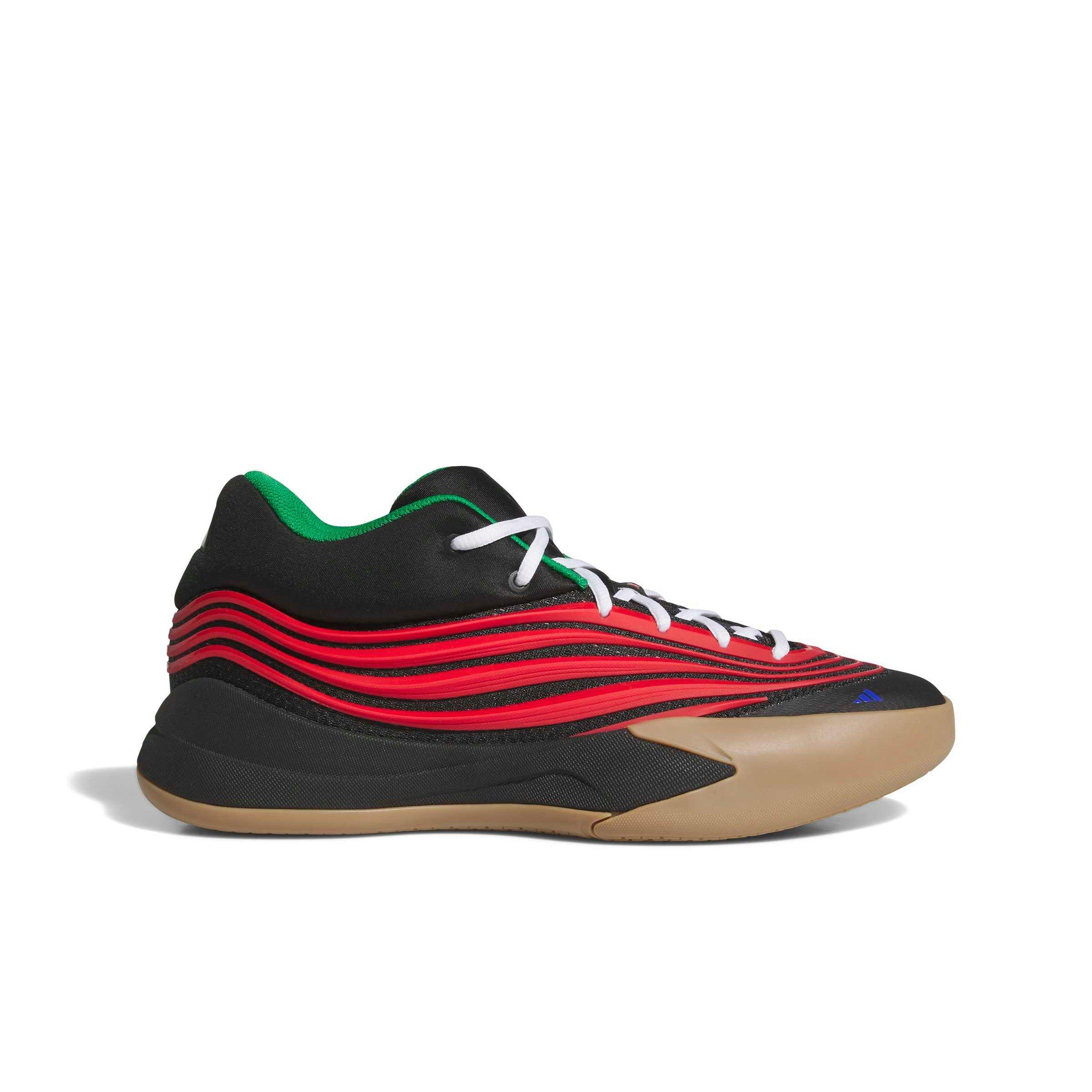 adidas Dame X "Core Black/Pure Ruby/Gum 4" Men's Basketball Shoe - BLACK/RUBY/GUM